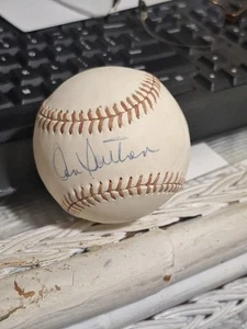 Don Sutton Signed 1970's Spalding All Star Official Baseball With Holder PSA COA - Picture 1 of 6