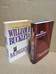 HC LOT William F. Buckley Jr. Mongoose R. I. P. 1987 1st Ed & The Redhunter 1999 - Foto 1 di 7