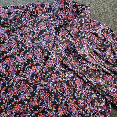 Camisa Alan River Floral AOP Abotonada Manga Larga Fiesta Informal Para Hombre XL Foto 1 de 4