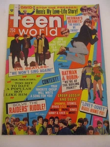 The Beatles, Herman's Hermits, Batman - Teen World Magazine 1967 - Picture 1 of 9
