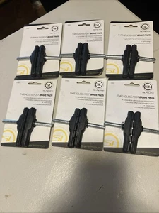 SunLite Threadless Post Brake Pads Black NEW Lot Of 6 - Picture 1 of 3