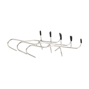3x Meat Hooks Hanging Meat Hook 7.87 in Butcher Hook for Drying BBQ Grilling - Picture 1 of 6