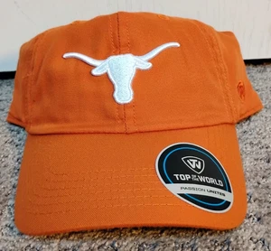 Texas Longhorns Hat Orange Top of the World Adjustable Strap Passion Unites OSFM - Picture 1 of 2