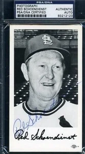 Red Schoendienst Signed Psa/dna Team Issued Photo Autograph Authentic  - Picture 1 of 1