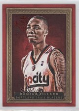 2013-14 Panini Court Kings Portraits Red Framed /25 Damian Lillard #46