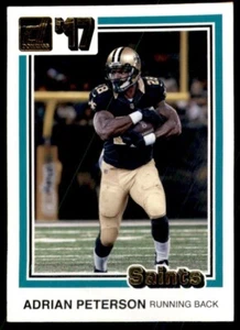 2017 Donruss 1981 '81 Tribute ADRIAN PETERSON #22 NEW ORLEANS SAINTS 🏈 - Picture 1 of 2