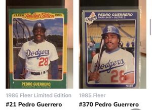 Pedro Guerrerro Lot Of 24 Cards