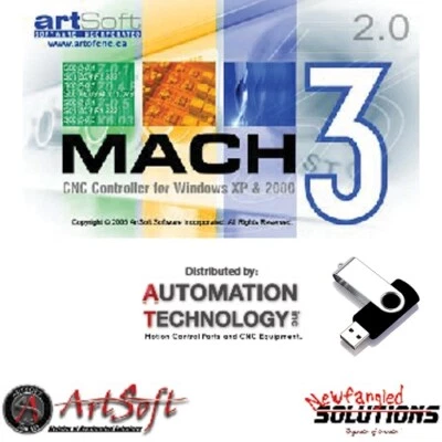 Fully Licensed Mach3 CNC Software by Artsoft Control CNC Machines - Image 1 of 4