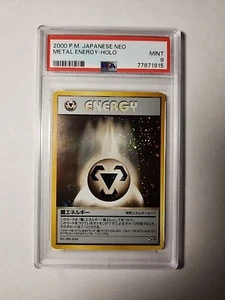 PSA 9 MINT POKÉMON Vintage Japanese Special Metal Energy - Picture 1 of 1