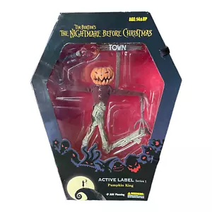 The Nightmare Before Christmas 'Pumpkin King' Active Label Series 1 Jack NBC π - Foto 1 di 9