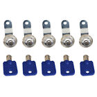 5pcs 27mm Cam Lock Key Kit For Pinball Machine Arcade Cabinet Door Cupboard Lock