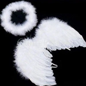 Cute New Selling White Baby Party and Photo For Feather Decoration Kids - Picture 1 of 12