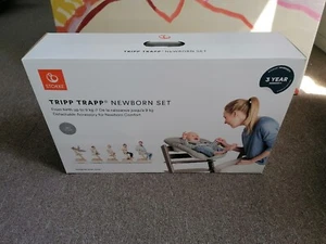 Stokke Tripp Trapp Newborn Set Grau Babyschale Hochstuhl - Bild 1 von 10