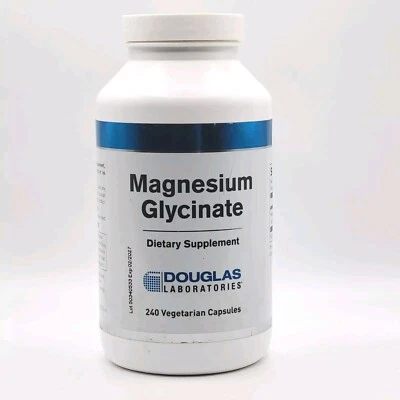 道格拉斯实验室 MAGNESIUM GLYCINATE 240 粒胶囊有效期至 2027 年 — 第 1/4 张图片