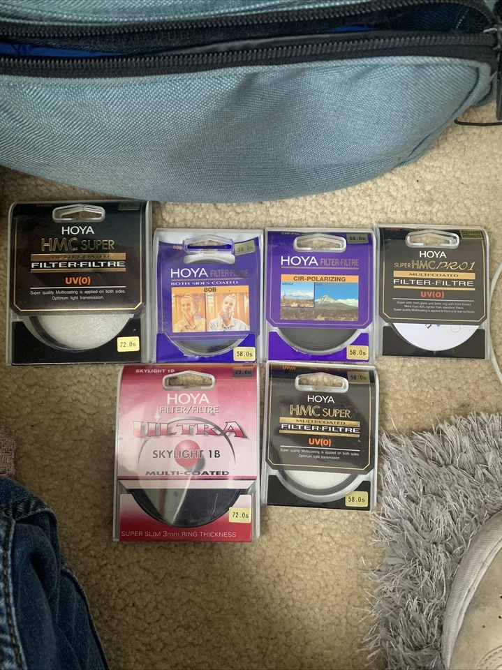 Bundle of 6 Hoya Filters Boxed - Image 1 of 1