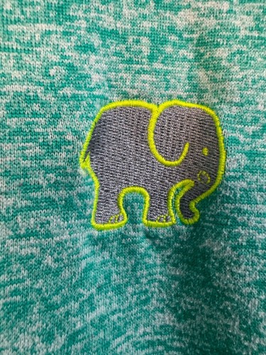 OFF WHITE Felpa donna avorio Ella maglione teal con cappuccio e logo elefante maniche lunghe canguro