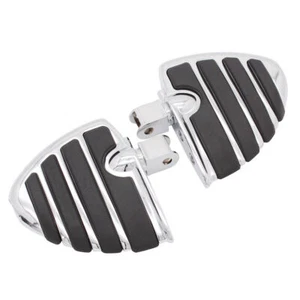 1 Pair Chrome Front Foot Pegs Rests For 2002-2008 Honda VTX 1800 C/F Models - Picture 1 of 8