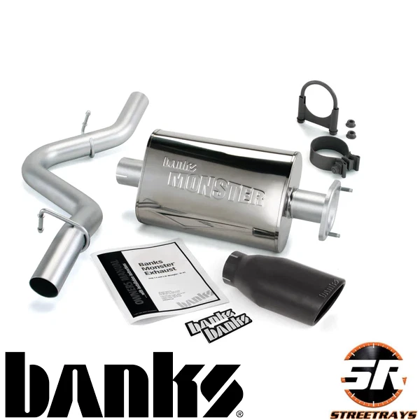 Banks Power 51312-B Monster Exhaust System FOR 99-97 Jeep Wrangler TJ 2.5L/4.0L Foto 1 de 1