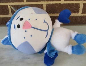 Blue's Clues immergrüne KATZE Plüsch 15 Zoll groß großer Kopf Winter gekleidet weiß + blau - Bild 1 von 4