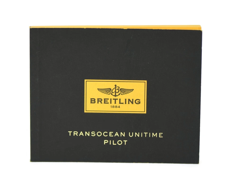 Breitling Transocean Unitime Pilot Booklet Manual - Image 1 of 1