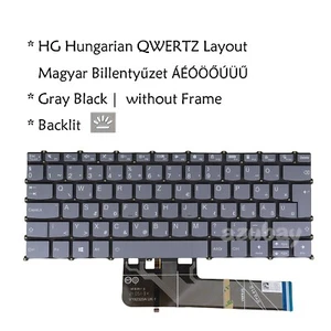 Teclado húngaro para portátil Lenovo IdeaPad 1-14IGL7 1-14IJL7 14s-IAU7 retroiluminado - Imagen 1 de 9