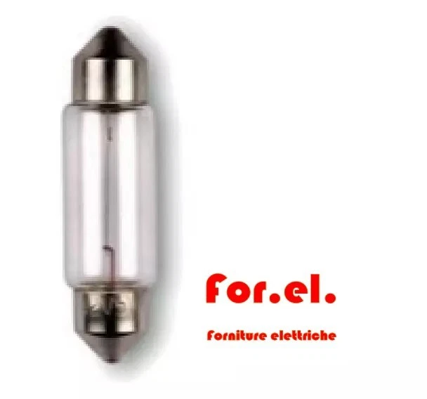 Lamp Torpedo Incandescent 12V 3W 6x38 S6 - Image 1 of 1