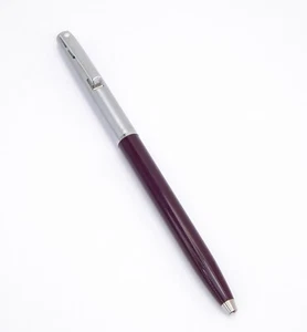 Vintage Sheaffer Burgundy & Steel Ballpoint Pen - Picture 1 of 9