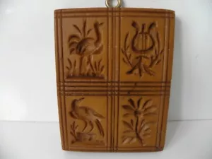 Springerle Model Gebäckmodel Abdruck antiker Holzmodel 4er Block ..NEU - Bild 1 von 4