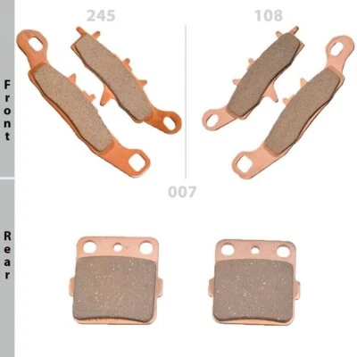 Тормозные колодки GOLDfren подходят для Kawasaki KFX450R '08-14 полный комплект - Изображение 1 из 4