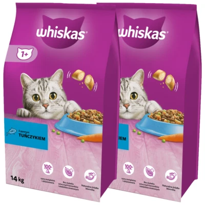WHISKAS Adult Thunfisch 2 x 14kg Trockenfutter für Katzen - Bild 1 von 4