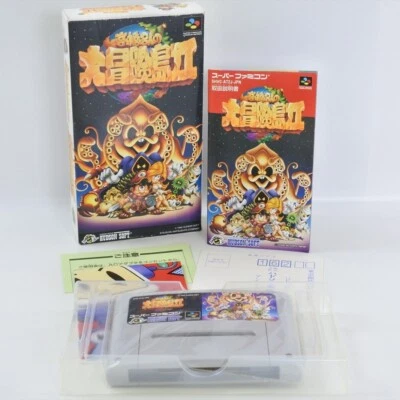 TAKAHASHI MEIJIN ADVENTURE ISLAND II 2 Super Famicom Nintendo 2254 sf - Image 1 of 4