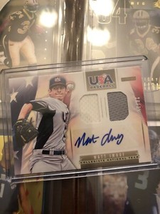 2013 Panini USA BASEBALL MATT IMHOF RPA 28/35 AUTO PATCH AUTOGRAPH
