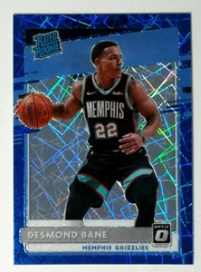 2020-21 Donruss Optic Blue Velocity Prizm Rated Rookie RC #180 Desmond Bane - Picture 1 of 3