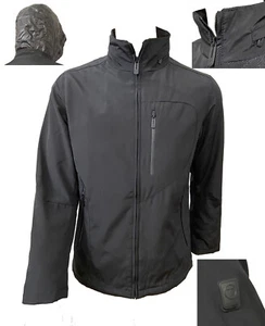 $235 TUMI T-TECH Mens XL (50") BLACK Water Resistant Polyester Filler Jacket NWT - Picture 1 of 22