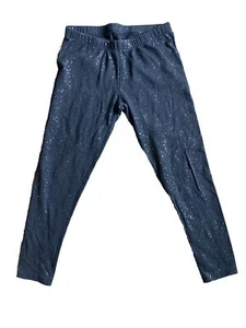 SO Girls Favorite Leggings Size Large ( 10 ) Black with Silver Sparkle Glitter - Picture 1 of 4