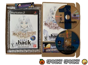 Dot Hack Infection PS2 - NTSC-U/C USA GC CIB with Reg & DVD - Tracked - Picture 1 of 11