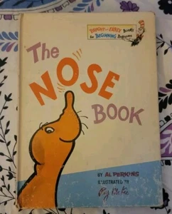 Vintage 1970 The Nose Book By Al Perkins, Dr Suess Beginners Books - Bild 1 von 5