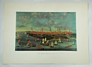 3 x Hamburg Segeldrucke Kokoschka 1961 Hunten 1865 Galli 1672 34 x 25 cm  - Bild 1 von 12