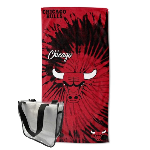 The Northwest Group Chicago Bulls 30" x 60" Beach Towel with Clear Bag Cover