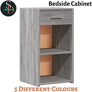 Bedside Cabinets Nightstand Bed Cabinet Side Table Engineered Wood vidaXL - Picture 1 of 56