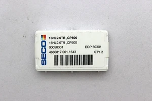 SECO 16NL2.0TR CP500 EDP 50301 INSERTO PAQUETE DE 2 - Imagen 1 de 2