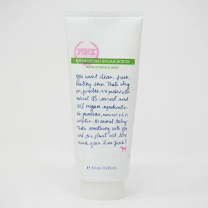 (2er Pack) Victoria's Secret Pink Energizing Sugar Peeling mit Zitrusfrüchten & Minze 3,4 Oz. - Bild 1 von 2