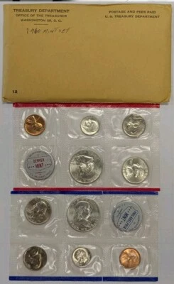 (1) 1960 P&D United States SILVER Mint Set in Original Packaging - Image 1 of 4