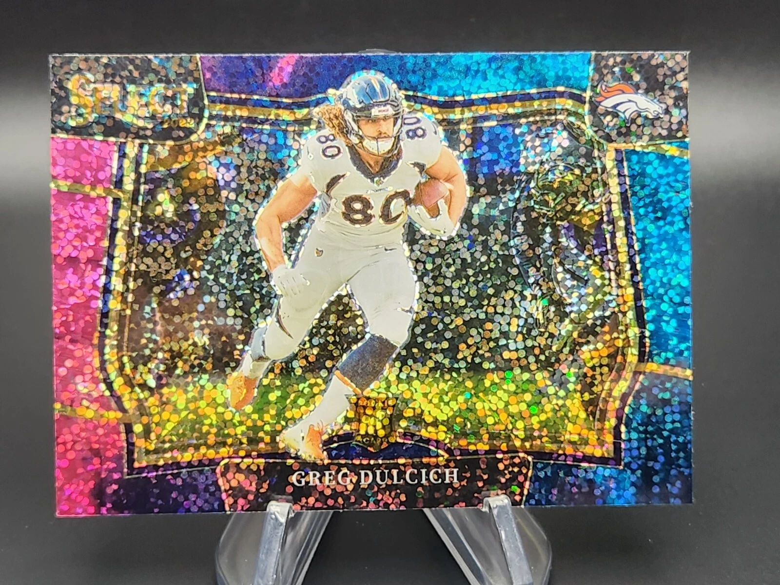 Greg Dulcich 2022 Panini Select Cosmic Field Level Rookie SSP