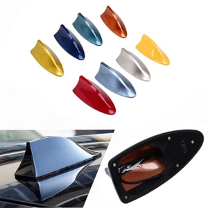 Universal Car Roof Shark Fin FM/AM Signal Enhanced Antenna 22 Colors Fit For BMW - Picture 1 of 76