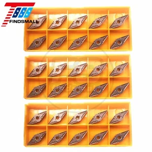 30 Stück VNMG160408-MA VNMG332 Hartmetall Wendeplatten Drehmaschine Fräsklingen - Bild 1 von 4