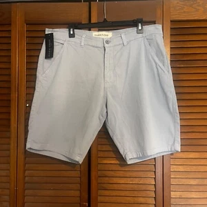 Hawk's Bay Herrenshorts Größe 38 x 10 grau Chino Flex Stretch Technologie neu - Bild 1 von 14