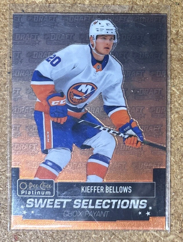 2020-21 O-Pee-Chee Platinum Sweet Selections Kieffer Bellows #SS-13 - Image 1 of 2
