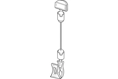 Wire Fixtures Clip On Sign Holder Acrylic POP Sign Holder Clip 7.5" - Image 1 of 2