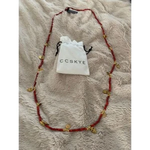 CC Skye Necklace Antique Gold & Coral - Picture 1 of 5